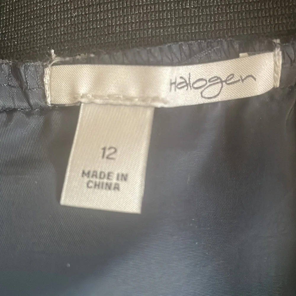 Halogen Navy/ White Pencil Skirt Size 12 - Picture 8 of 8